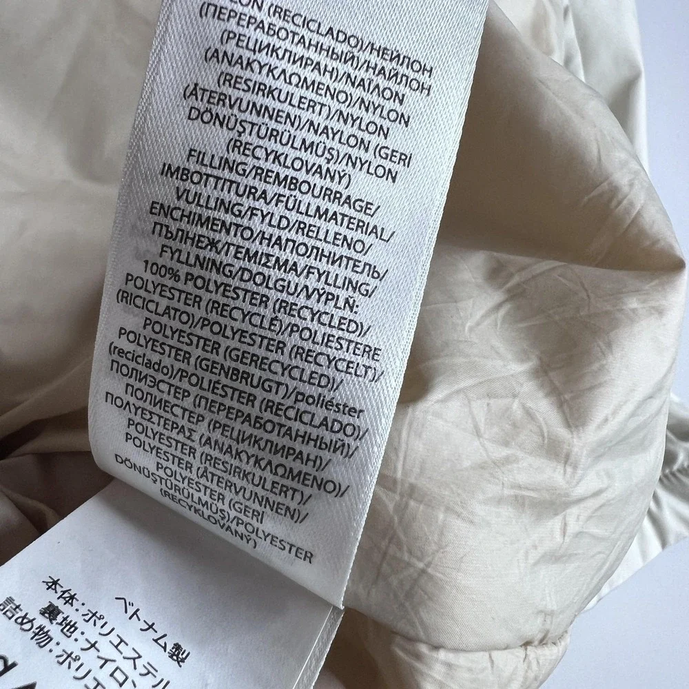 Polo Ralph Lauren Coat Mens XL White Insulated Rain Performance Mid Length‎